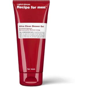 Recipe for Men Ultra Clean Shower Gel 200ml Recipe for Men Ultra Clean Shower Gel 200ml