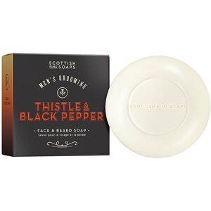 Scottish Fine Soaps Thistle & Black Pepper Face & Beard Soap 100g in C Scottish Fine Soaps Thistle & Black Pepper Face & Beard Soap 100g in C