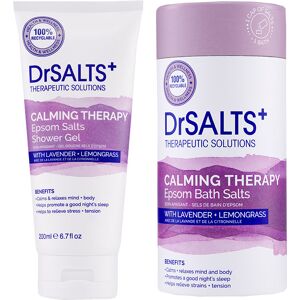 Dr Salts Dr. Salts Calming Therapy Shower Gel 200ml and Calming Therapy Epsom S