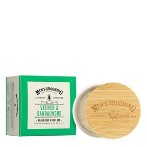 Scottish Fine Soaps Men's Grooming Vetiver & Sandalwood Shave Soap & B