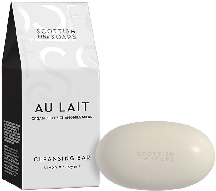 Scottish Fine Soaps Au Lait Cleansing Bar 100g in Carton