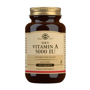 Solgar Dry Vitamin A 5000 IU (1502mcg) 100 Tablets