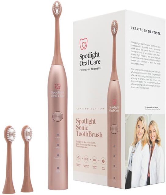 Care+ Spotlight Oral Care Limited Edition Sonic Toothbrush-Rose Gold
