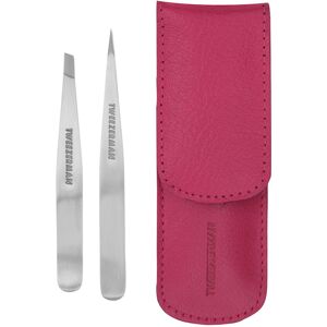 Tweezerman Petite Tweeze Set with Pink Case