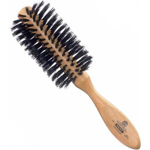 Kent Brushes Kent Finest Cherrywood Half Radial Black Bristle Brush - LC8