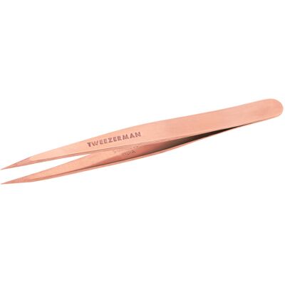 Tweezerman Rose Gold Point Tweezer - Amazon Exclusive Pointed Tweezer Ideal for Facial Ingrown Hair Eyebrow & Eyelash and Splinter Removal Tweezerman Rose Gold Point Tweezer - Amazon Exclusive Pointed Tweezer Ideal for Facial Ingrown Hair Eyebrow & Eyelash and Splinter Removal
