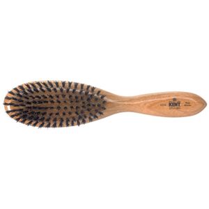 Kent Brushes Kent Oval Cherry Wood Black Bristle Brush - LC22