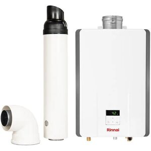 Rinnai 11i Low NOx 24kw Internal Natural Gas Water Heater & Flue Kit