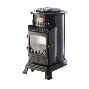 Universal Innovations Provence 3kW Gloss Black Deluxe Portable Gas Heater with Thermostat