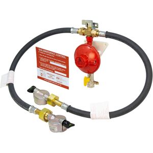 Cavagna LPG Manual Changeover Propane Gas Regulator Kit - 21mm Clip-On