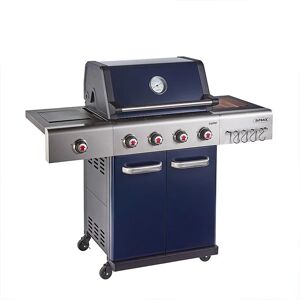 Outback Jupiter Blue 4 Burner Hybrid BBQ