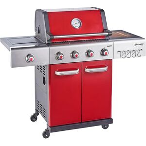 Outback Jupiter Red 4 Burner Hybrid BBQ