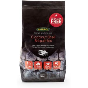Outback Hybrid Coconut Briquettes 5kg Outback Hybrid Coconut Briquettes 5kg