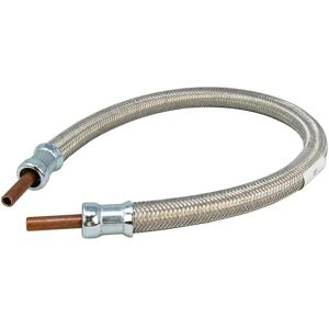 LPG High Pressure Galv. Braided Gas Hose - 3/8 Copper Standpipe x 24