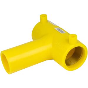 Radius 63mm Yellow MDPE Electrofusion Equal Tee