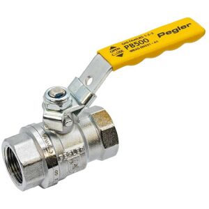 Pegler PB500 3/4 Gas Ball Valve Full Bore BSP – Yellow Lever Pegler PB500 3/4 Gas Ball Valve Full Bore BSP – Yellow Lever