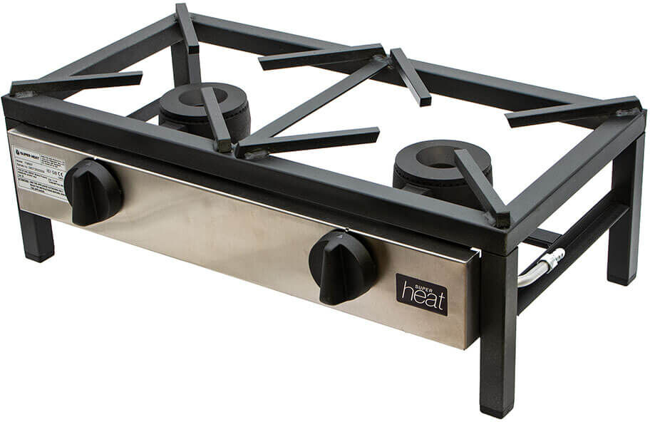 Hamilton Gas Products Ltd Super Heat Double Burner Gas Boiling Ring - 2 x 3.5kW