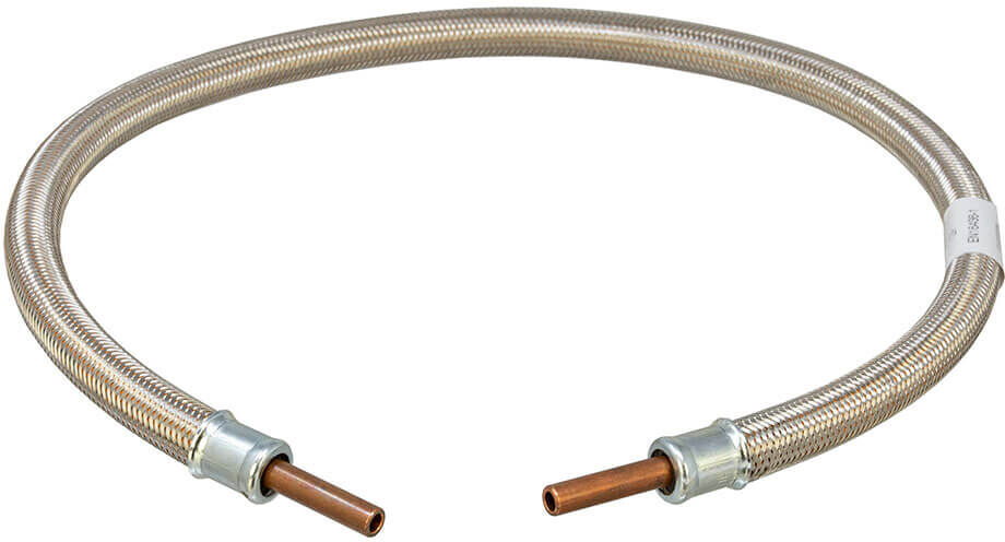 Hamilton Gas Products Ltd LPG Stainless Steel Overbraid Gas Hose - 10mm Copper Standpipe x 30