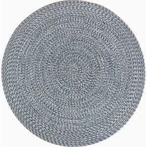 Harbour Lifestyle Apollo 270cm Round Indoor and Outdoor Rug in Prussian Blue