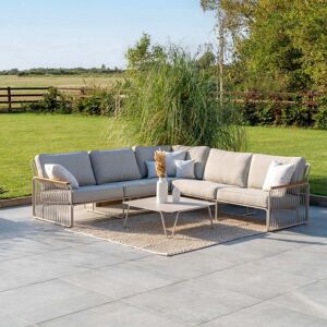 Harbour Lifestyle Riviera Luxury Outdoor Corner Group Set in Latte