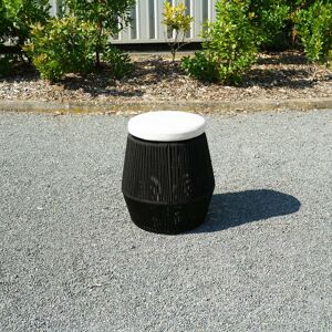 Harbour Lifestyle Rubin Stool in Black (Ex Display)