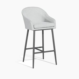 Harbour Lifestyle Luna Outdoor Fabric Bar Stool in Oyster Grey