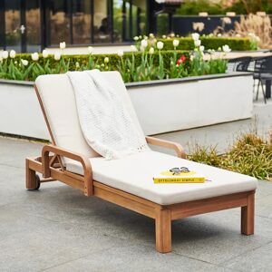 Harbour Lifestyle Quay Sun Lounger In Linen
