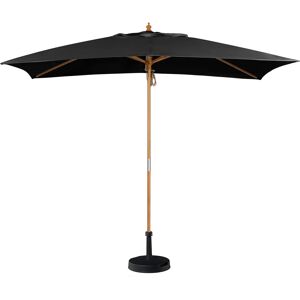 Harbour Lifestyle Kratos 3m x 2m Rectangular Wooden Parasol in Black