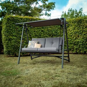 Harbour Lifestyle Lima Aluminium Swing Seat in Washed Grey