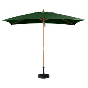 Harbour Lifestyle Kratos 3m x 2m Rectangular Wooden Parasol in Green