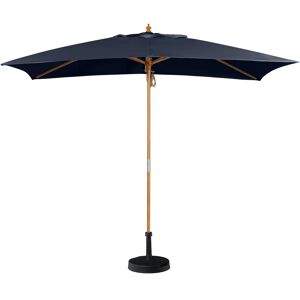 Harbour Lifestyle Kratos 3m x 2m Rectangular Wooden Parasol in Navy