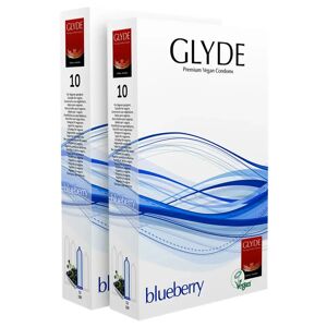 Glyde Blueberry Condoms - 20 Pack