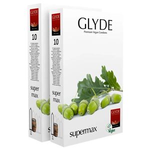 Glyde Supermax Condoms - 20 Pack