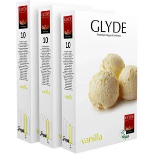 Glyde Vanilla Condoms - 30 Pack