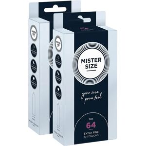 MISTER SIZE 64mm Condoms - 20 Pack