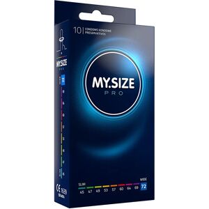 MY.SIZE Pro 72mm Condoms - 10 Pack