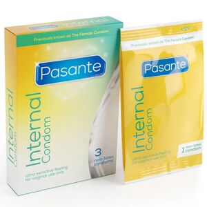 Pasante Internal Condoms - 3 Pack