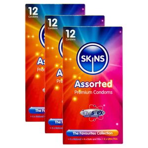 Skins Assorted Condoms - 36 Pack