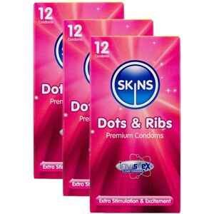 Skins Dots and Ribs Condoms - 36 Pack