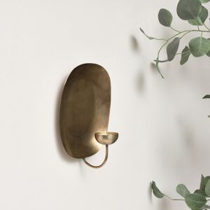 Antique Gold Art Deco Wall Sconce Material: Metal