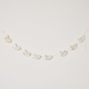 Distressed Wooden Christmas Bird Garland - 142cm Material: Christmas Distressed Wooden Christmas Bird Garland - 142cm Material: Christmas