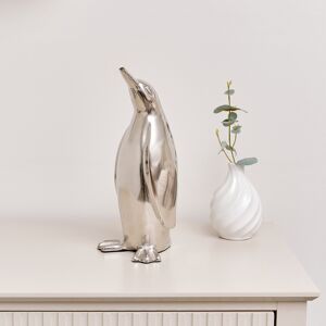 Large Silver Metal Penguin Ornament - 29cm Material: Home Decor & Accessories Large Silver Metal Penguin Ornament - 29cm Material: Home Decor & Accessories