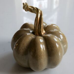 Nude & Gold Speckled Pumpkin Ornament Material: Home Decor & Accessories Nude & Gold Speckled Pumpkin Ornament Material: Home Decor & Accessories