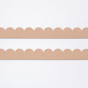 Set of 2 Large Scallop Decorative Wall Trims - 108cm Material: Home Decor & Accessories Set of 2 Large Scallop Decorative Wall Trims - 108cm Material: Home Decor & Accessories