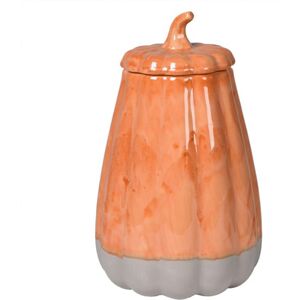 Tall Grey & Orange Pumpkin Lidded Jar Material: Home Decor & Accessories Tall Grey & Orange Pumpkin Lidded Jar Material: Home Decor & Accessories