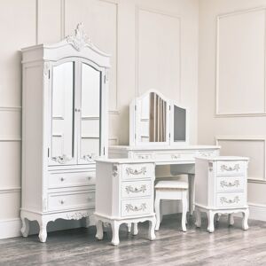 Pays Blanc Range Antique White Bedroom Set with Storage Pays Blanc Range Antique White Bedroom Set with Storage