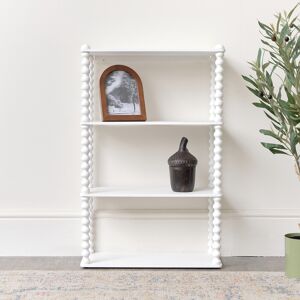 White Wooden Bobble Framed 3 Tier Shelf Material: Home Decor & Accessories/Shelves & Storage White Wooden Bobble Framed 3 Tier Shelf Material: Home Decor & Accessories/Shelves & Storage