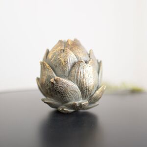 Small Antique Gold Artichoke Ornament Material: Resin