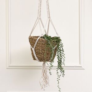 Woven Seagrass Hanging Planter Material: