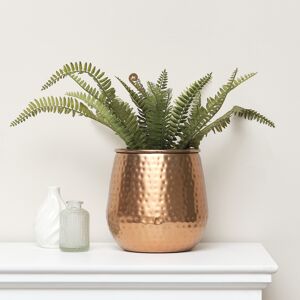 Copper Hammered Metal Planter Material: Garden Copper Hammered Metal Planter Material: Garden